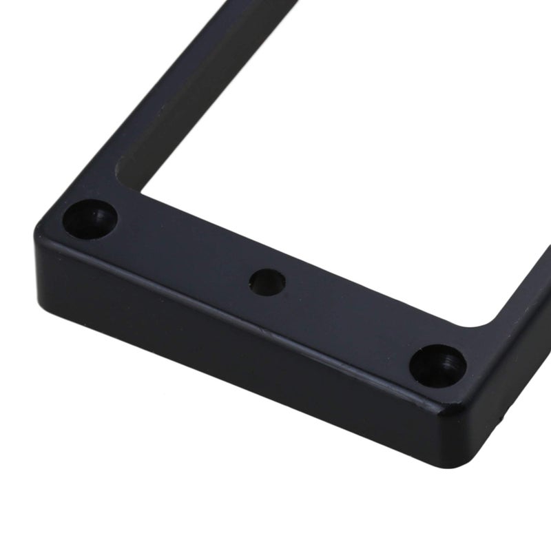 Lovermusic Set of 2 Flat Neck Bridge Pickup Frame 7 String Guitar 7 * 9 for Bridge Pickup and Flat Bottom 5 * 7 for Neck Black - Image 4